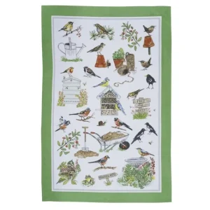 Ulster Weavers Kitchen And Dining | Tea Towels & Aprons*Teatowel Cotton Garden Birds