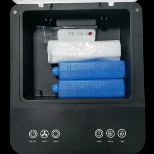 Vybra Fans*VS001-PAC Portable Air Cooler With Remote Control + 3 Ice Blocks