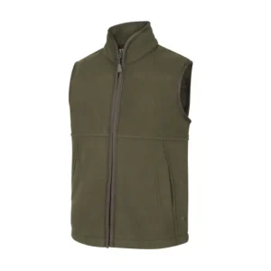Hoggs Of Fife Ltd Coats & Jackets*Woodhall Junior Fleece Gilet Green