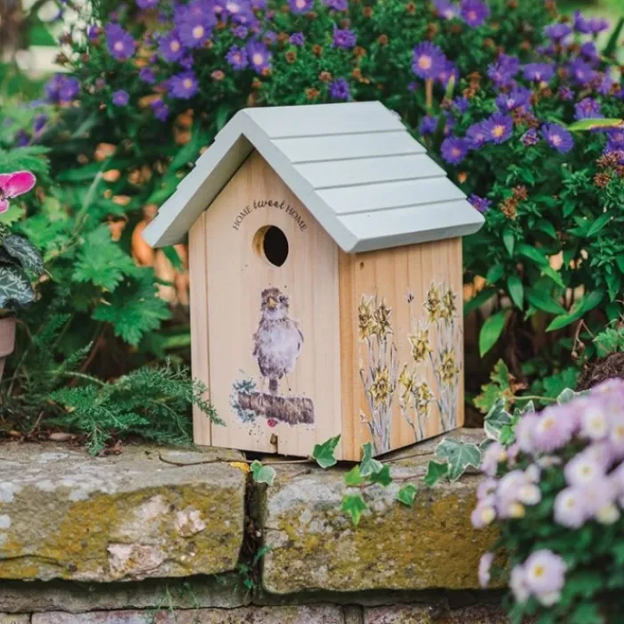 wrendale_bird_house__spar_0.webp WRENDALEF/C Nest Box | Other*Wrendale Bird House - Sparrow