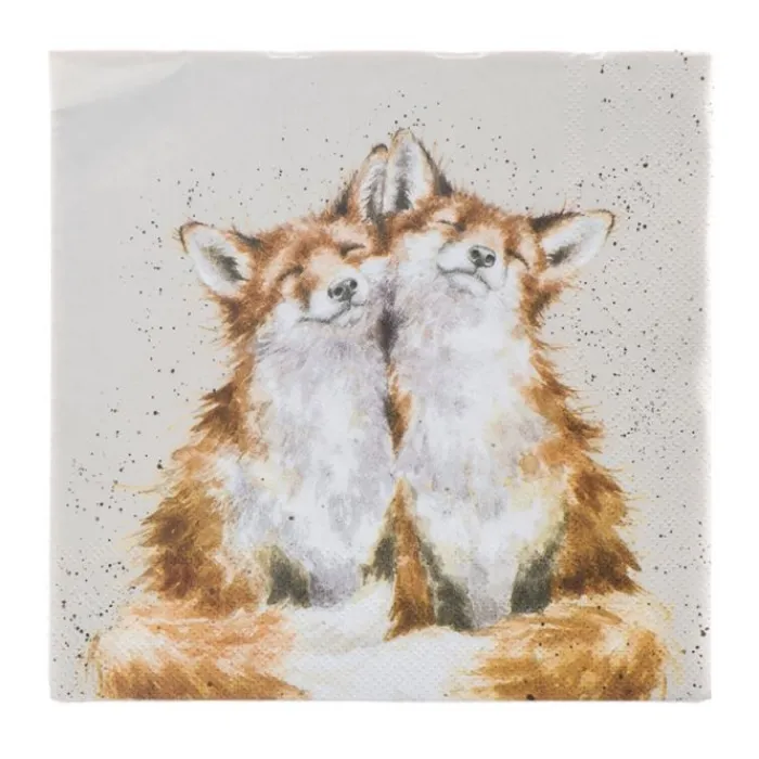 wrendale_contentment_fox__0.webp WRENDALEF/C Kitchen And Dining | Other*Wrendale 'Contentment' Fox Napkins