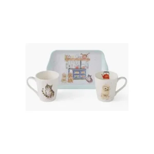 Portmeirion Kitchen And Dining | Mugs*Wrendale Designs Country Kitchen Mug & Tray Set