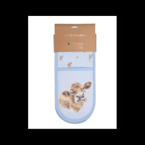 WRENDALEF/C Kitchen And Dining | Tea Towels & Aprons*Wrendale Double Oven Glove - 'Farmyard Friends'