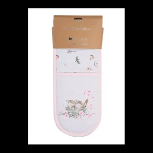 WRENDALEF/C Kitchen And Dining | Tea Towels & Aprons*Wrendale Double Oven Glove - 'Feathered Friends'