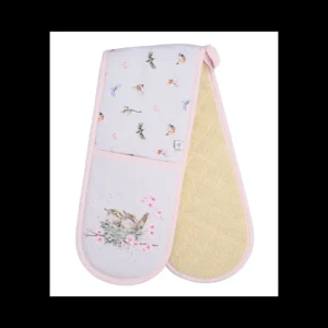 WRENDALEF/C Kitchen And Dining | Tea Towels & Aprons*Wrendale Double Oven Glove - 'Feathered Friends'