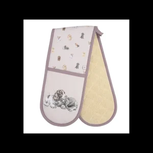 WRENDALEF/C Kitchen And Dining | Tea Towels & Aprons*Wrendale Double Oven Glove - 'A Dogs Life'