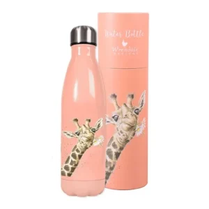 WRENDALEF/C Kitchen And Dining | Mugs*Wrendale Giraffe Water Bottle