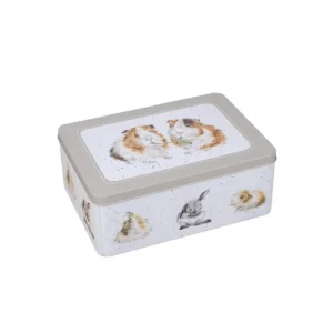 WRENDALEF/C Kitchen And Dining | Cake Tins*Wrendale Guinea Pig Rectangular Tin