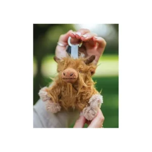 WRENDALEF/C Other*Wrendale Plush Keyring Highland Cow - Gordon