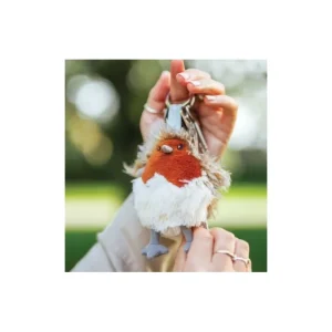 WRENDALEF/C Other*Wrendale Plush Keyring Robin- Adele