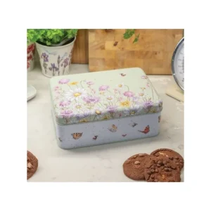 WRENDALEF/C Kitchen And Dining | Cake Tins*Wrendale Rectangular Tin New Green Lid