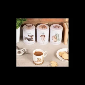 WRENDALEF/C Kitchen And Dining | Other*Wrendale Tea Coffe Sugar Set 'A Dogs Life'