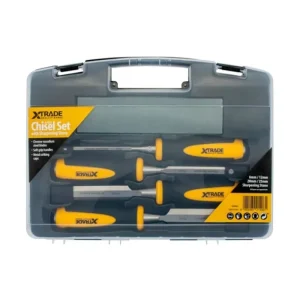 X TRADE Other*XTrade 4 Piece Chisel And Sharpening Stone
