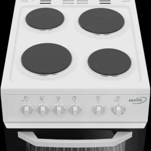 Zenith Freestanding Cookers*ZE503W 50cm Electric Single Oven with solid plate - hob White