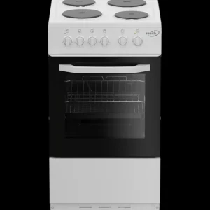 Zenith Freestanding Cookers*ZE503W 50cm Electric Single Oven with solid plate - hob White