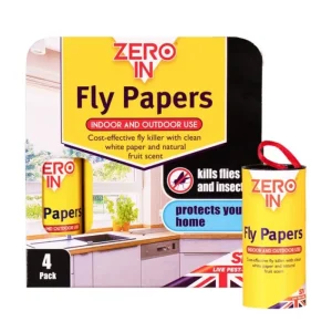 Zero In Insect Control | Insect Control*Fly Papers Pk4